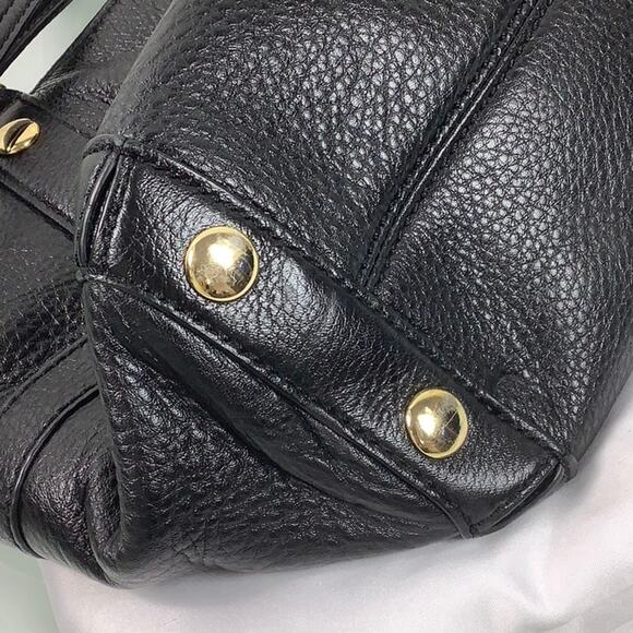 Michael Kors Delaney Gold hardware & Chain Link Studded shoulder bag w dust bag - Picture 10 of 16